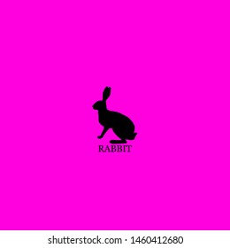 rabbit icon sign signifier vector