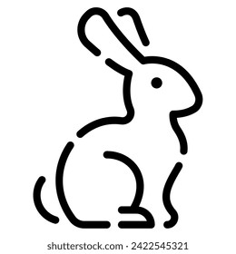 Rabbit Icon Spring, for uiux, web, app, infographic, etc