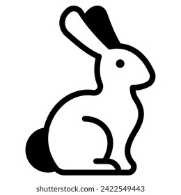 Rabbit Icon Spring, for uiux, web, app, infographic, etc