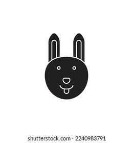 the rabbit icon is suitable for your web, apk or project with a chinese new year theme