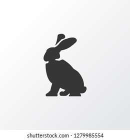 Rabbit icon symbol. Premium quality isolated bunny element in trendy style.