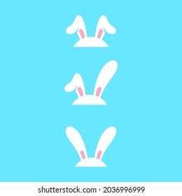 Rabbit  icon template vector illustration design