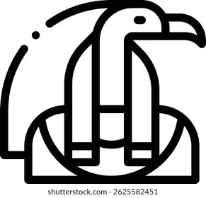 rabbit icon. Thin Linear Style Design Isolated On White Background