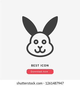 rabbit icon vector