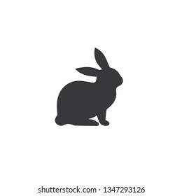 Rabbit icon, vector