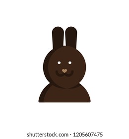 rabbit icon vector. animals flat icon