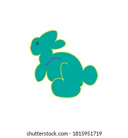 Rabbit icon vector design illustration