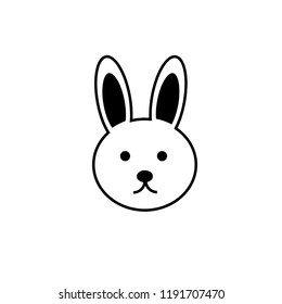 rabbit icon. vector illustration