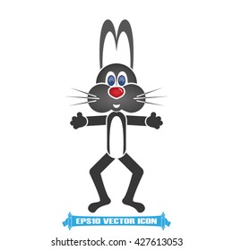 Rabbit icon vector illustration