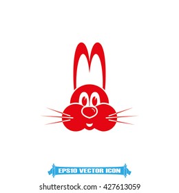Rabbit icon vector illustration