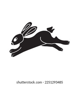 rabbit icon vector illustration symbol design
