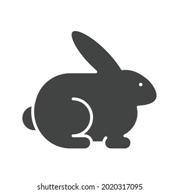 Rabbit icon vector image. Can also be used for Village. Suitable for mobile apps, web apps and print media.
