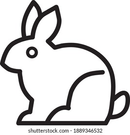 Rabbit Icon Vector Logo Template