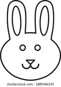 Rabbit Icon Vector Logo Template