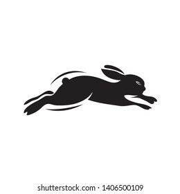 Rabbit icon vector in modern flat style for web, graphic and mobile design. Rabbit icon vector isolated on white background