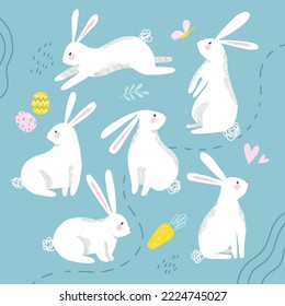 34,700+ Cute Easter Bunny Stock Illustrations, Royalty-Free Vector