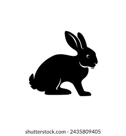 Rabbit isolated on white background 