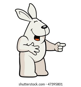 Rabbit Laughing