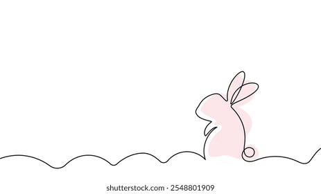 rabbit line and one