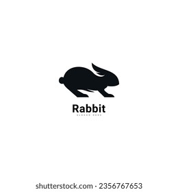 Kaninchen-Logo-Design, Vektorvorlage