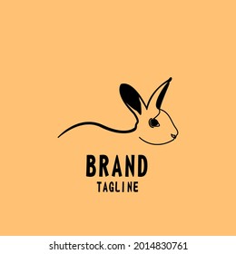 rabbit logo for business design.