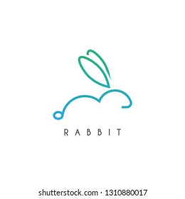 Rabbit logo design