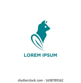 Rabbit Logo Design Stock Vector 