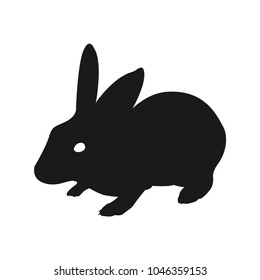 rabbit logo design template