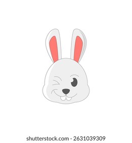 Rabbit logo design template. Trendy style, vector eps 10