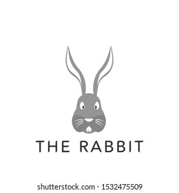 Rabbit logo design template vector illustration
