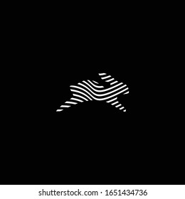 
Rabbit logo design. vector animal rabbit. line style. perfect for animal design