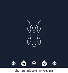 Rabbit logo or icon.