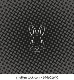 Rabbit logo or icon.