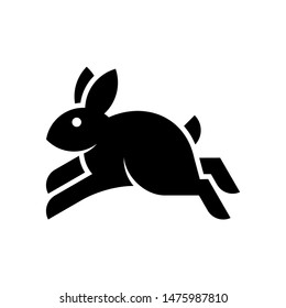 Rabbit logo. Icon design. Template elements