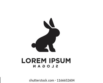 rabbit logo icon designs