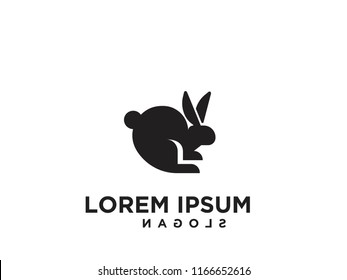 rabbit logo icon designs