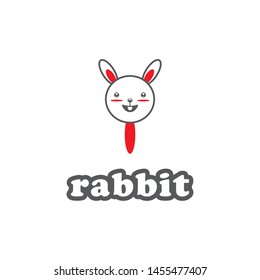 Rabbit Logo Mascoot Design Vector