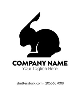 logotipo de conejo. con un nuevo modelo que refleje el progreso en la serenidad