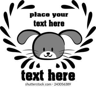 rabbit logo / sign / icon 