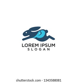 rabbit logo template