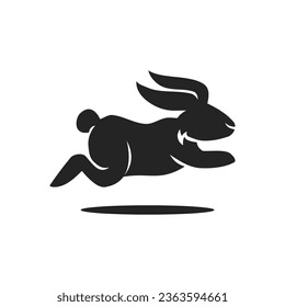 rabbit logo template Isolated. Brand Identity. Icon Abstract Vector graphic