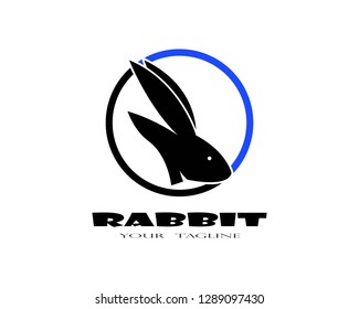 Rabbit Logo template vector icon design - Vector
