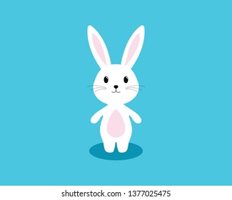 Rabbit Logo template vector icon design