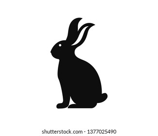 Rabbit Logo template vector icon design