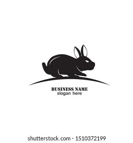 Rabbit Logo template vector icon design
