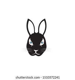 Rabbit Logo template vector icon design
