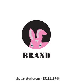 Rabbit Logo template vector icon design
