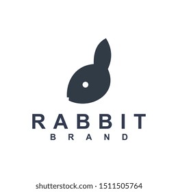 Rabbit logo template vector icon symbol illustration