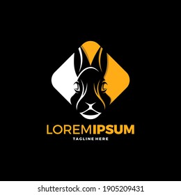 Rabbit logo template vector icon symbol illustration
