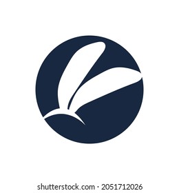 Rabbit Logo template vector icon illustration design